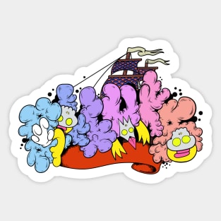 Dope Slluks logo creative illustration Sticker